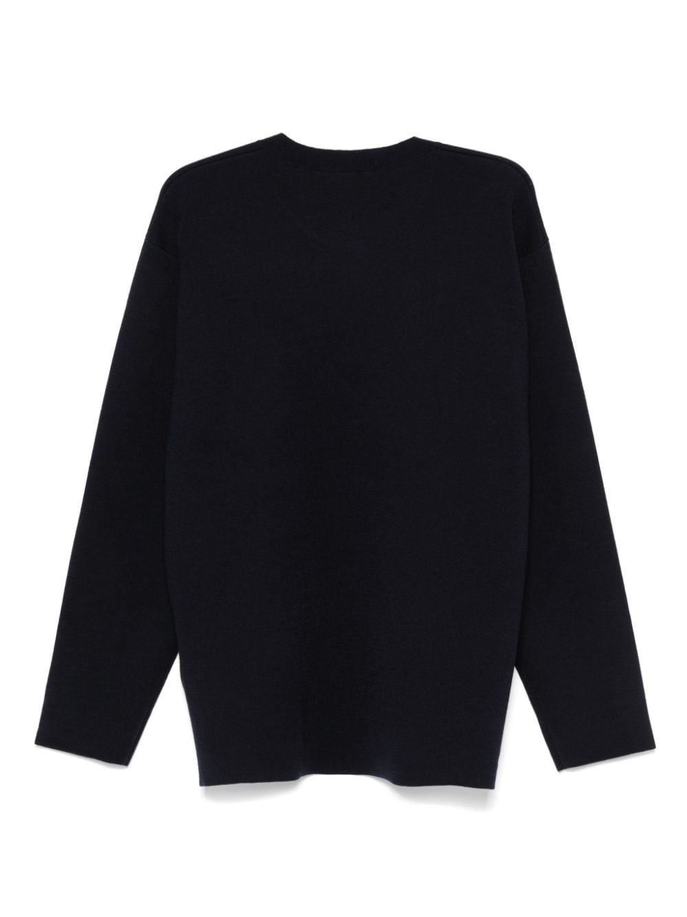 Attachment wool sweater - Blauw