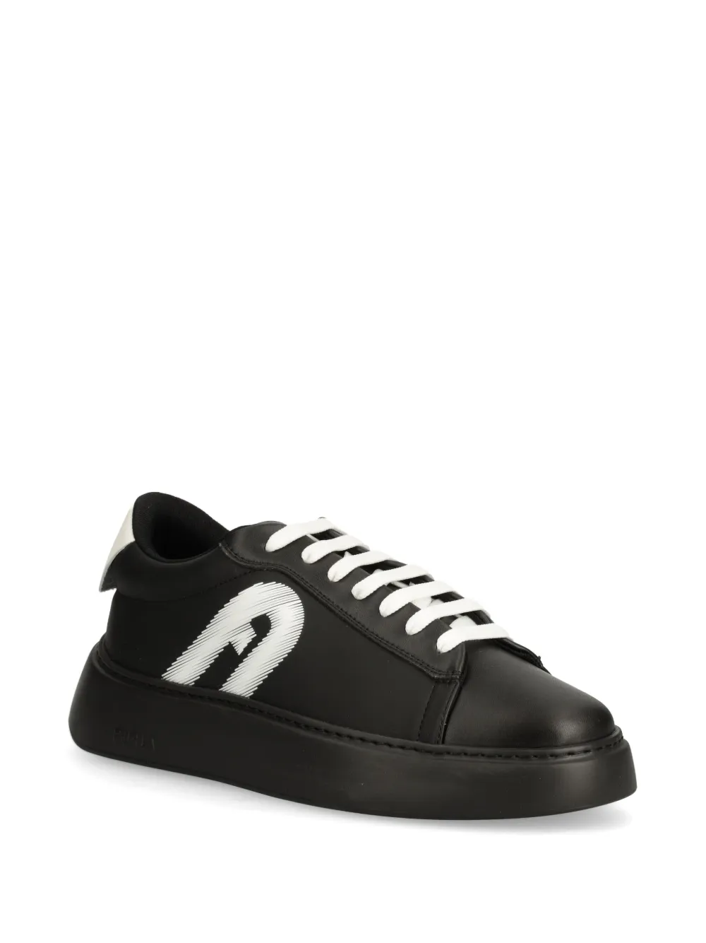 Furla Sneakers met logoprint - Zwart