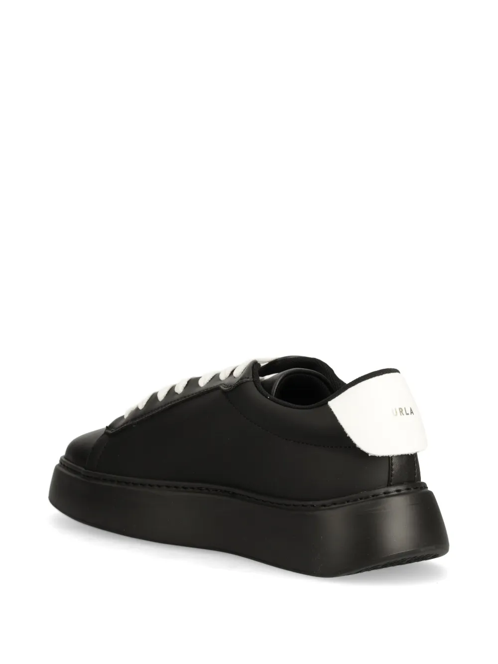 Furla logo-print trainers Black