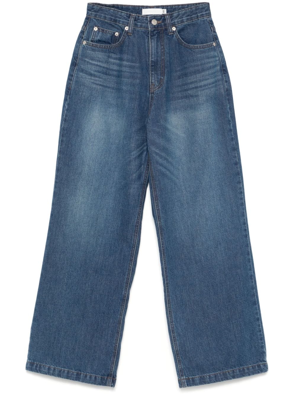 Low Classic Jeans a gamba ampia - Blu