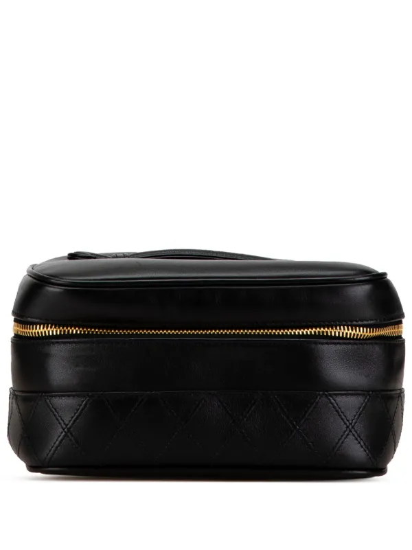 CHANEL Pre-Owned 1996-1997 ココマーク レザーケース バニティ CHANEL Pre-Owned 1996-1997 ココマーク レザーケース バニティ