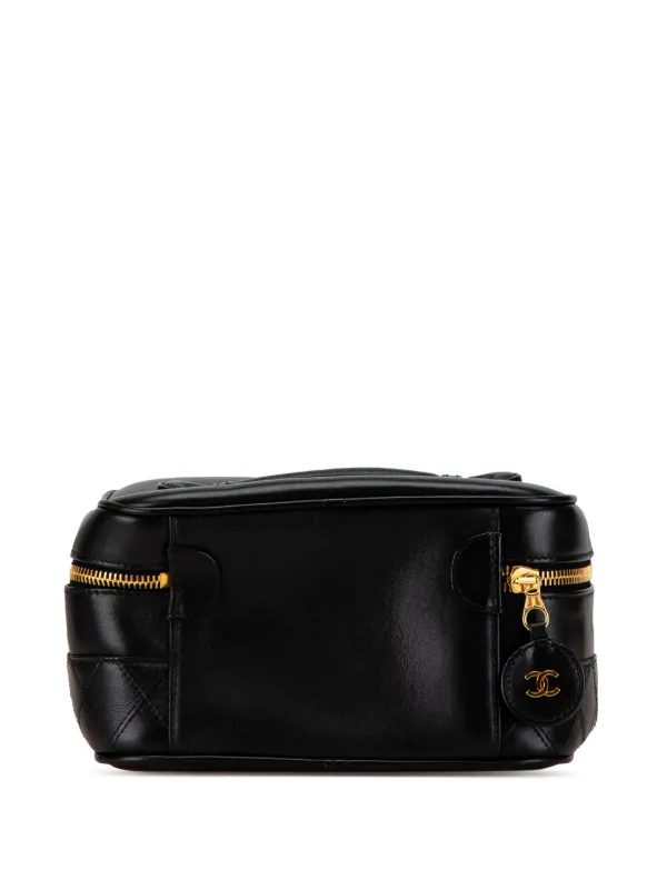 CHANEL Pre-Owned 1996-1997 ココマーク レザーケース バニティ CHANEL Pre-Owned 1996-1997 ココマーク レザーケース バニティ