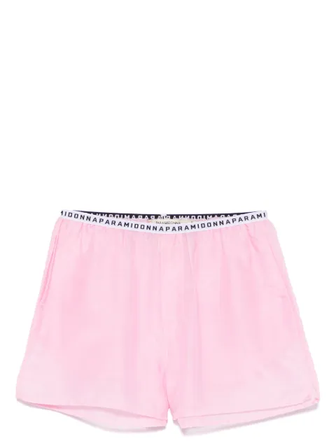 PARAMIDONNA silk beach shorts 