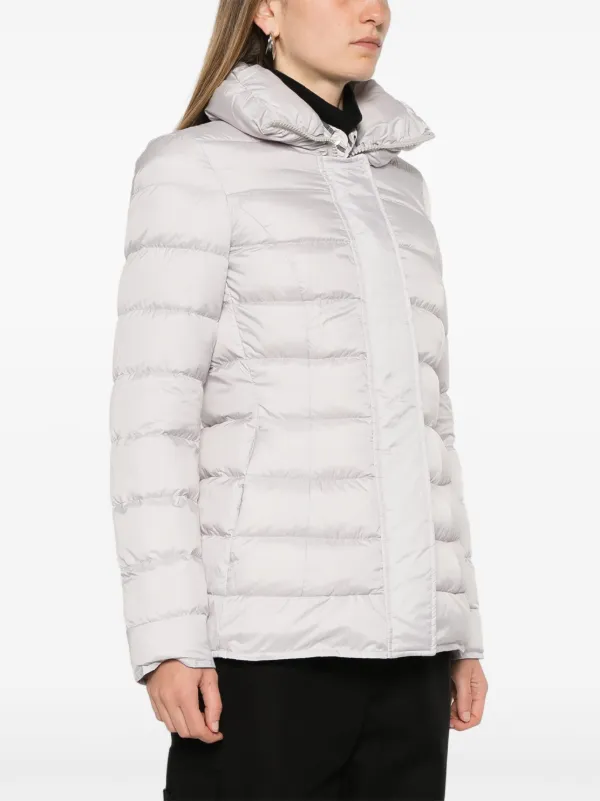 ダウンジャケット・コート PEUTEREY Women Jackets PED4017 01190986BIA WHITE Long down jacket with matching colour fur, color White