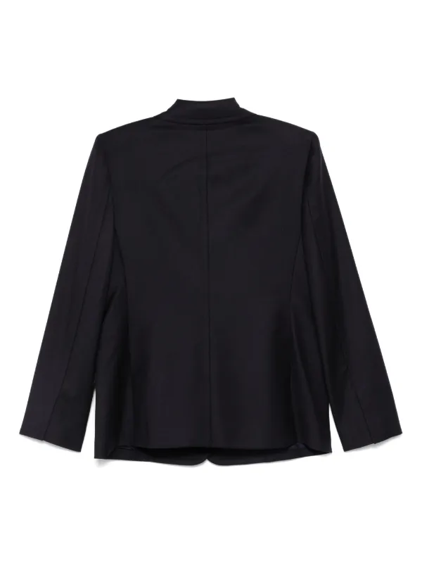 アウターその他 THEORY Woman Blazer Blue O0203104 UJS Theory Women's Boxy Double Breasted Jacket, Nocturne Navy at