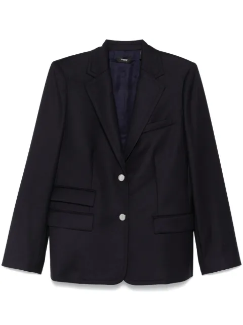 Theory flannel blazer