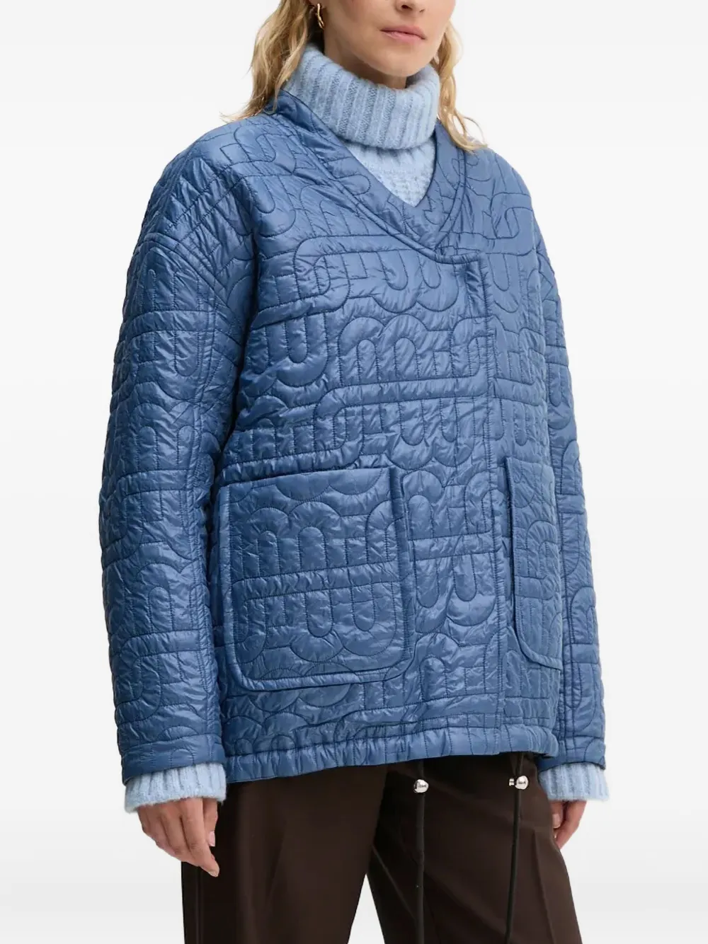 Munthe Monogram Reversible Jacket In Black