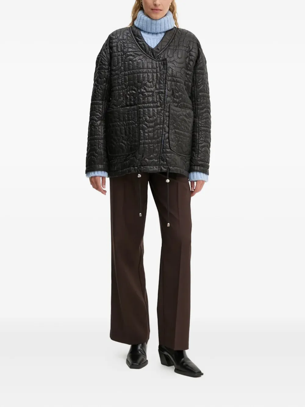 MUNTHE monogram reversible  jacket | Oversized Jackets | Image 2