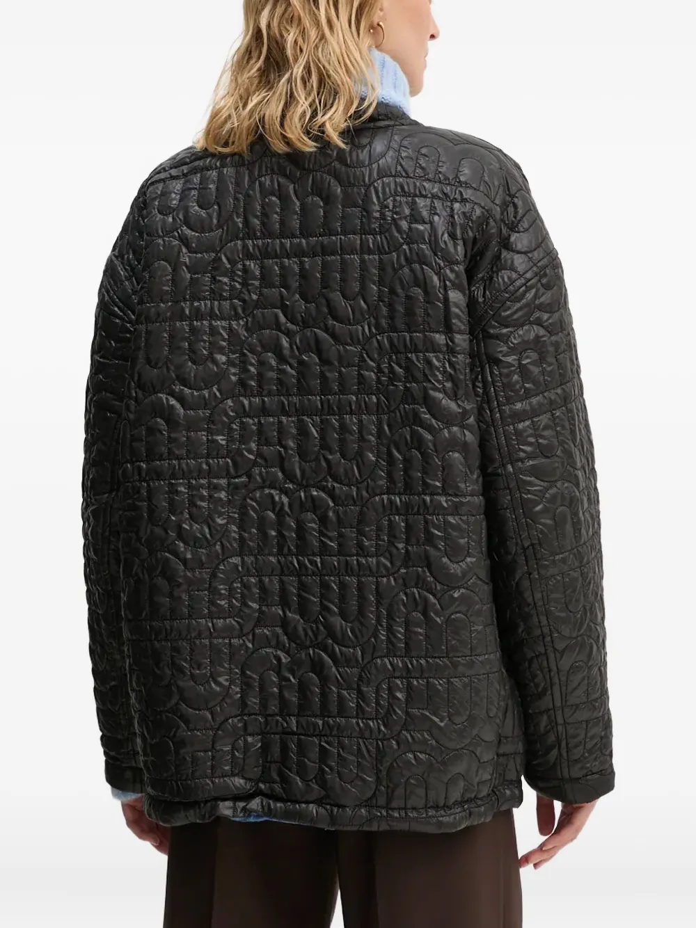 Munthe Monogram Reversible Jacket In Black