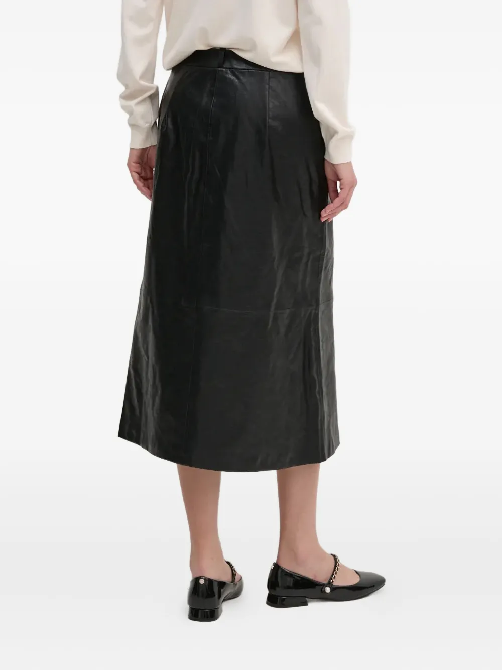 DKNY button midi skirt | Straight Skirts | Image 2