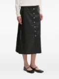 DKNY button midi skirt - Black