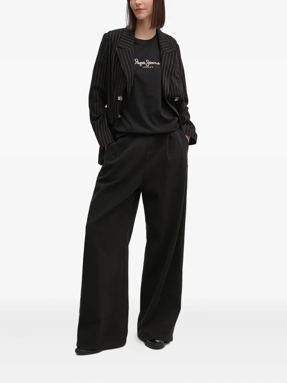 DKNY pinstripe double-breasted jacket | Fitted Jackets | Image 2