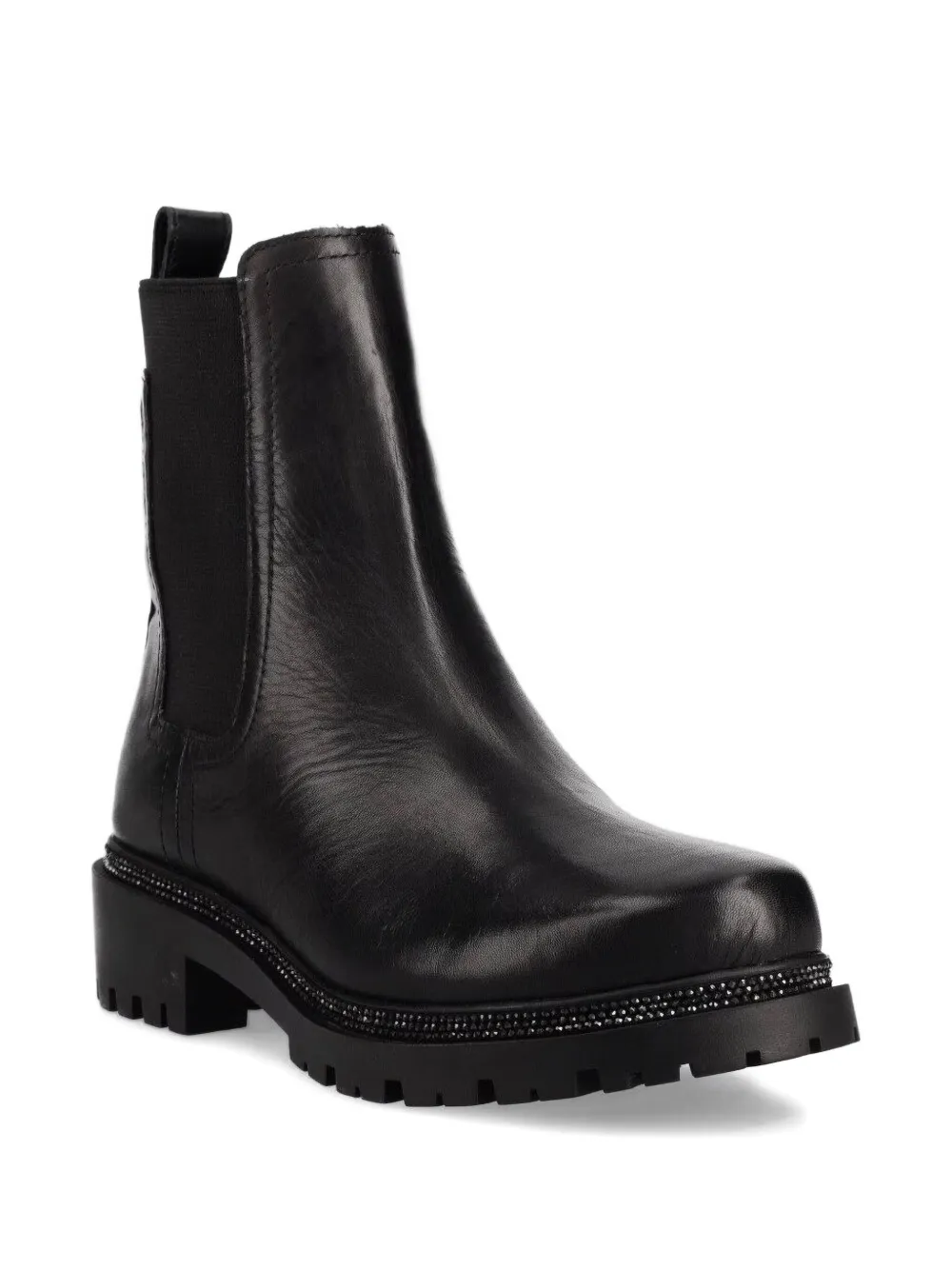 DKNY leather chelsea boots Black