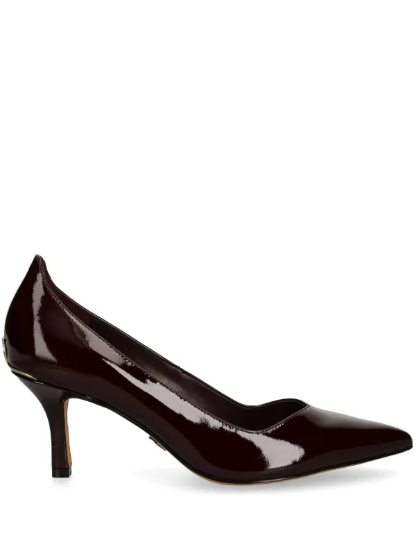 DKNY Leather Pumps Red FARFETCH PH