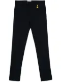 Manuel Ritz jersey-texture trousers - Blue