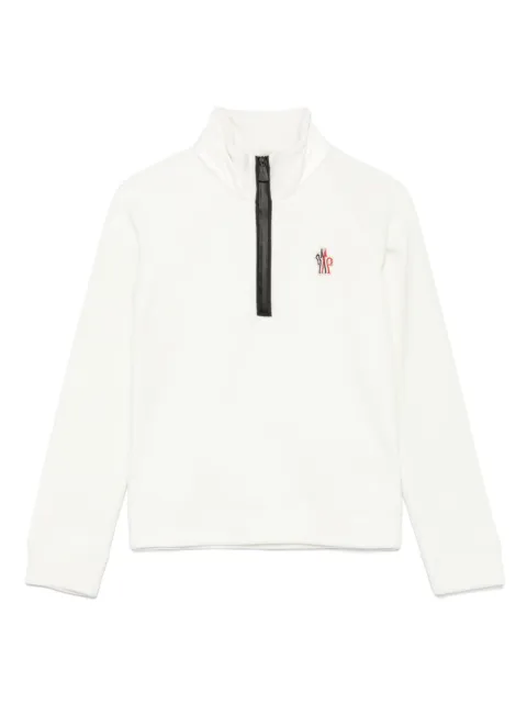 Moncler Enfant fleece-texture sweatshirt