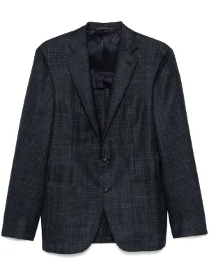 Comme Des Garçons Homme Deux ストライプ パッチワーク ジャケット