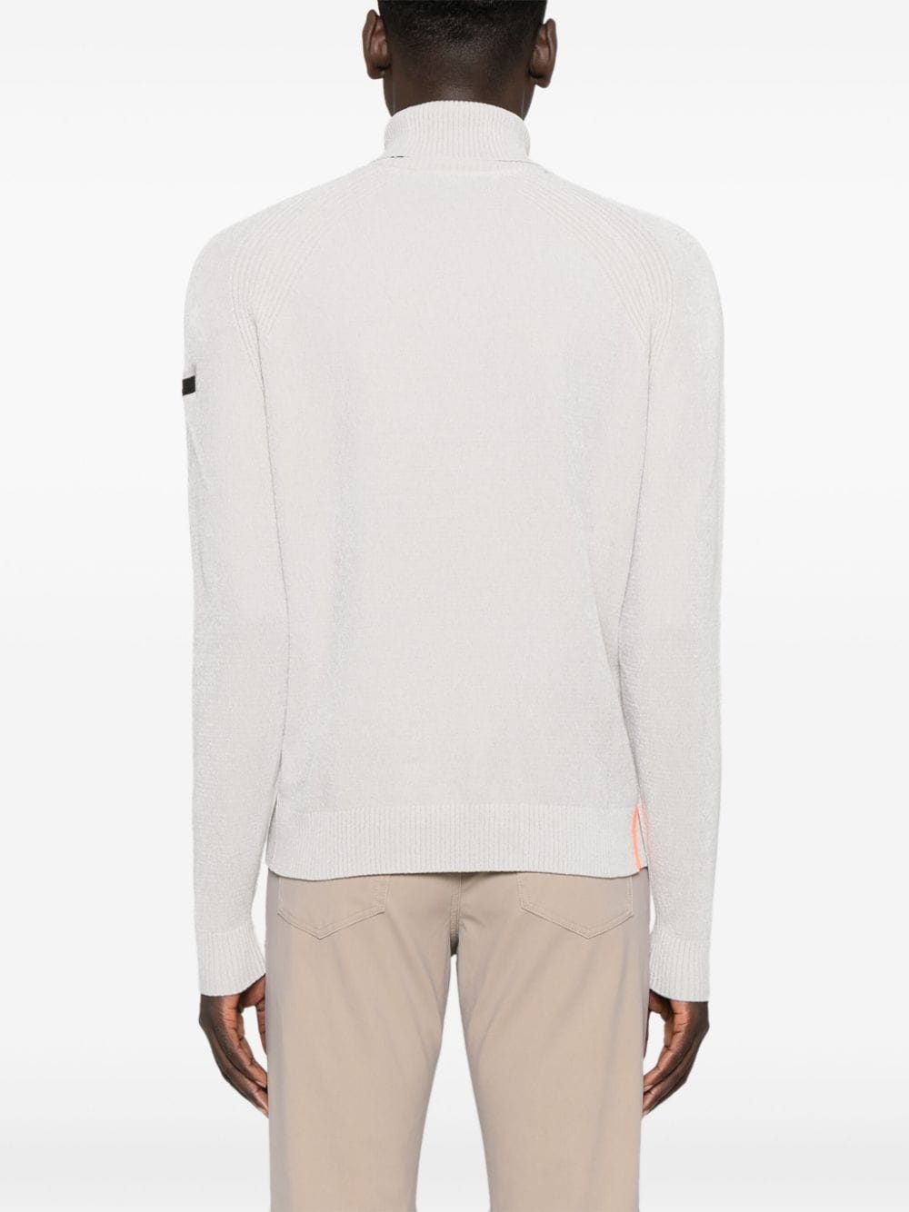 Shop Rrd Velvet Sweater In Grey