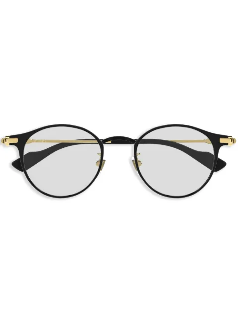 Gucci Eyewear Brille mit rundem Gestell