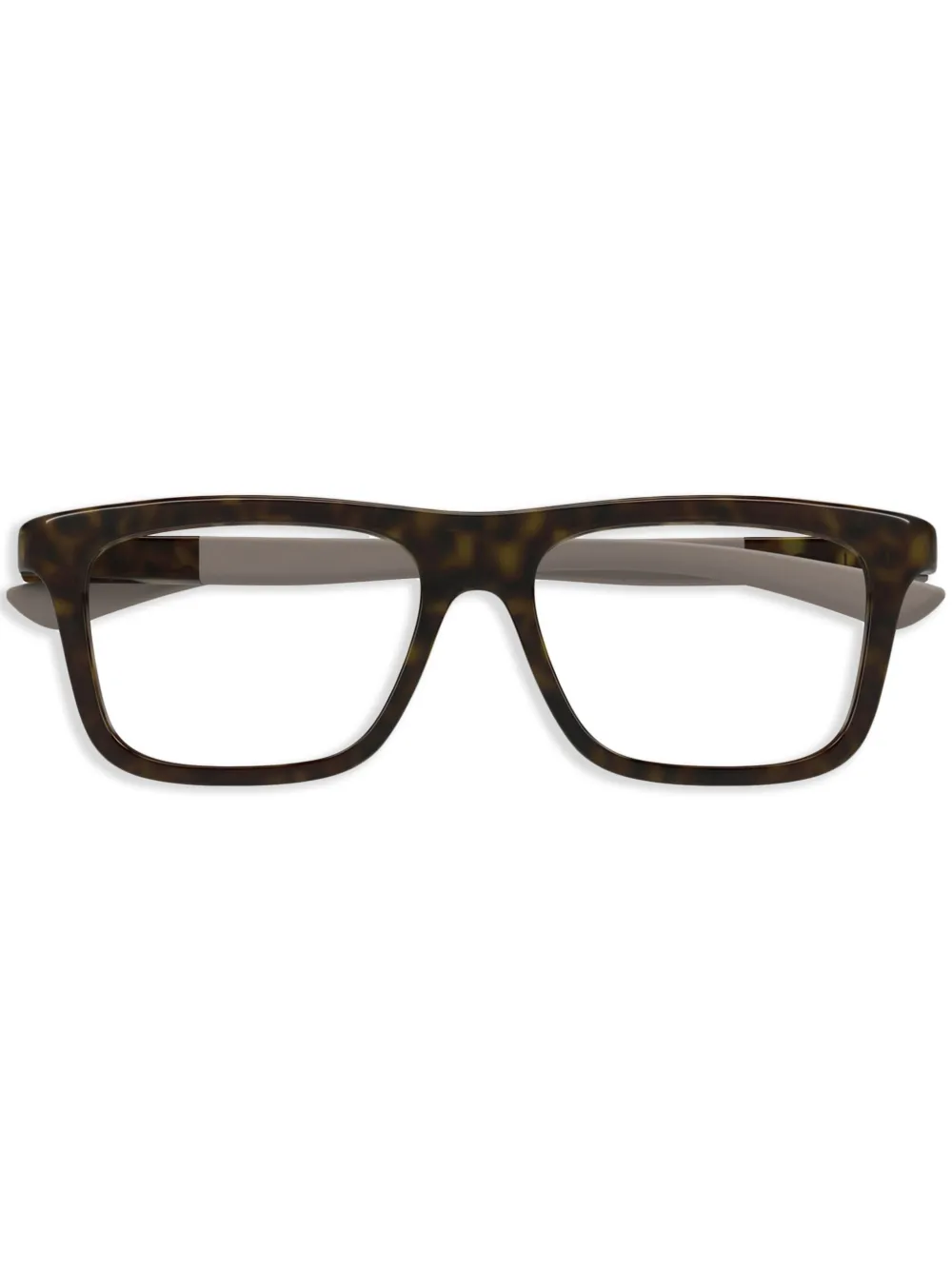 Gucci Square Full-rim Eyeglasses In Brown