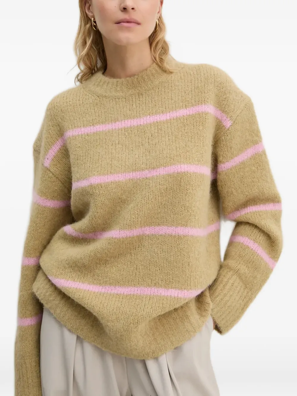 SAMSOE SAMSOE SAJOAN striped top - Toni neutri