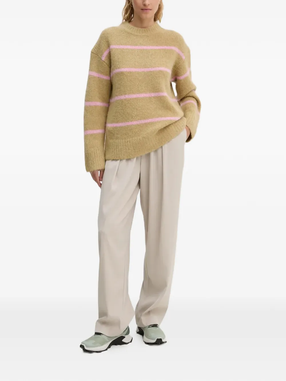  Samsoe Samsoe Sajoan Striped Top - Neutrals 