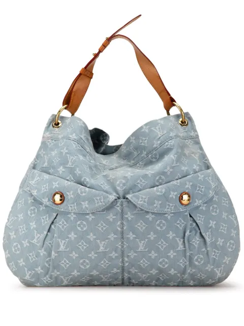 Louis Vuitton Pre-Owned 2011 Monogram Denim Daily GM hobo bag WOMEN