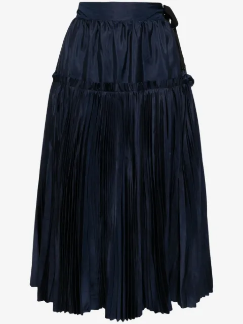 Shanshan Ruan vintage pleated kirt