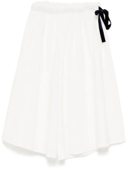 Shanshan Ruan culottes con cordones