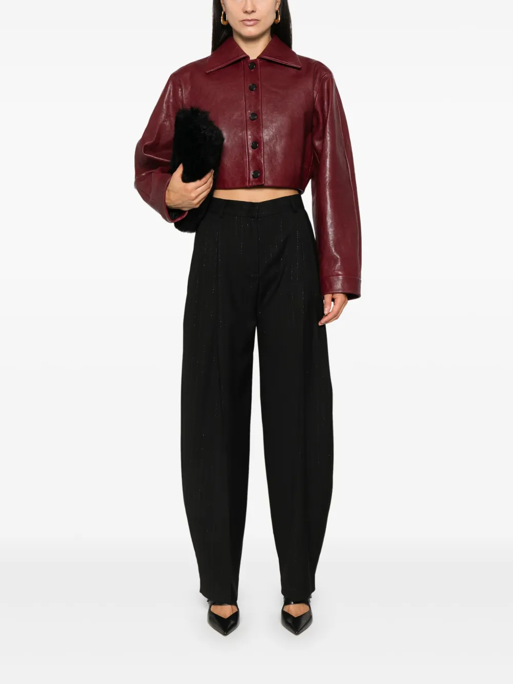 THE ANDAMANE Tracy tailored trousers - Zwart