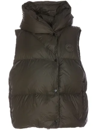 Green canada goose gilet 2025