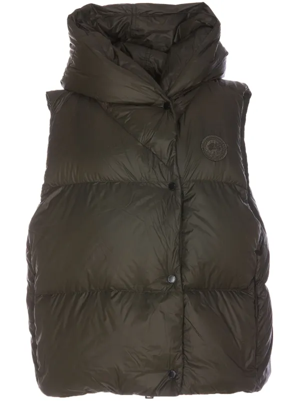 Canada goose gilet with hood best sale