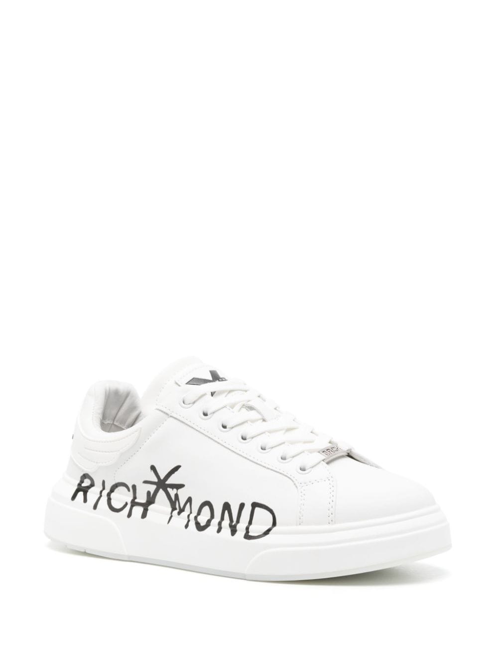 JOHN RICHMOND LOGO-PRINT SNEAKERS 