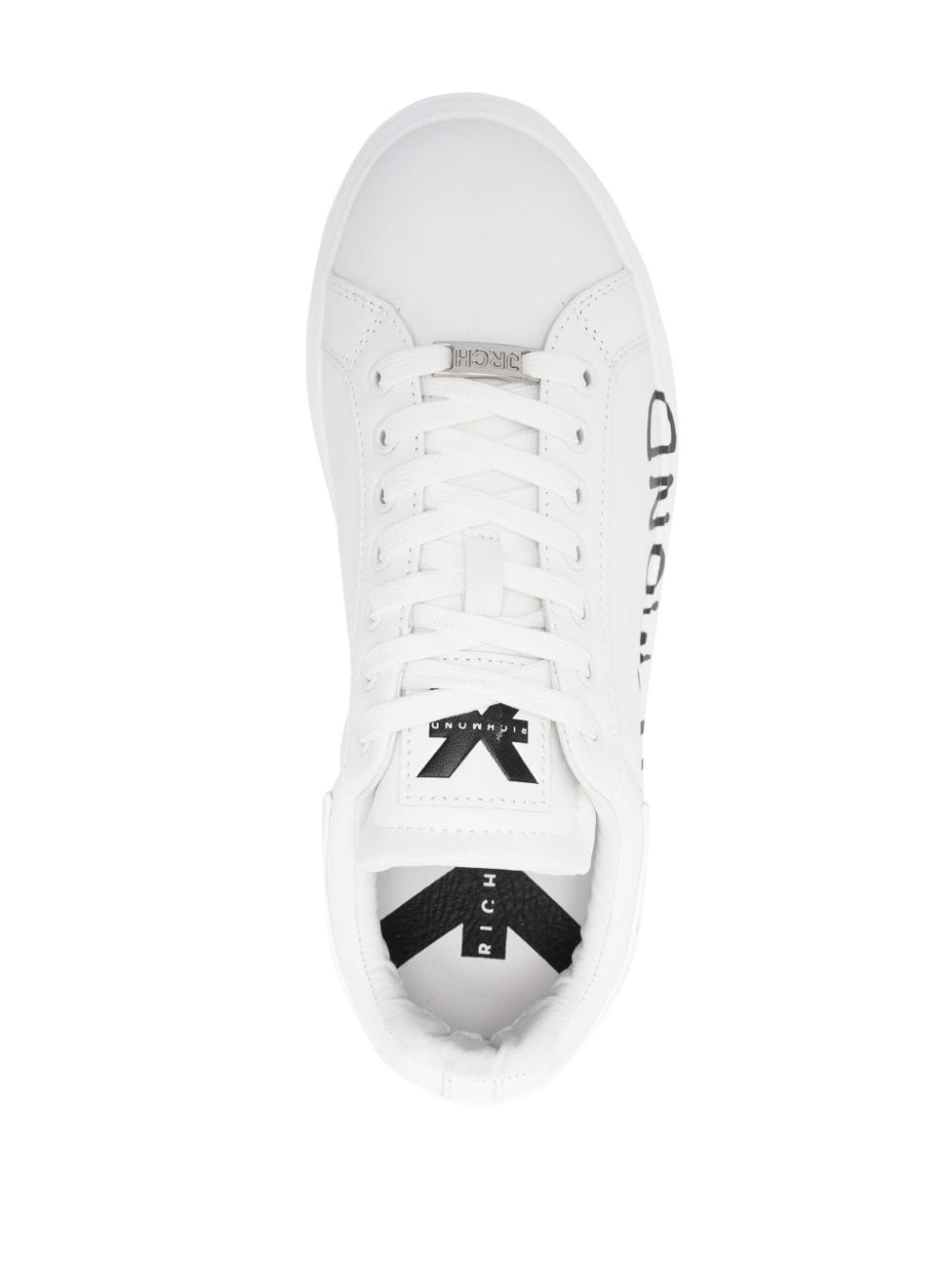 Shop John Richmond Logo-print Sneakers In White