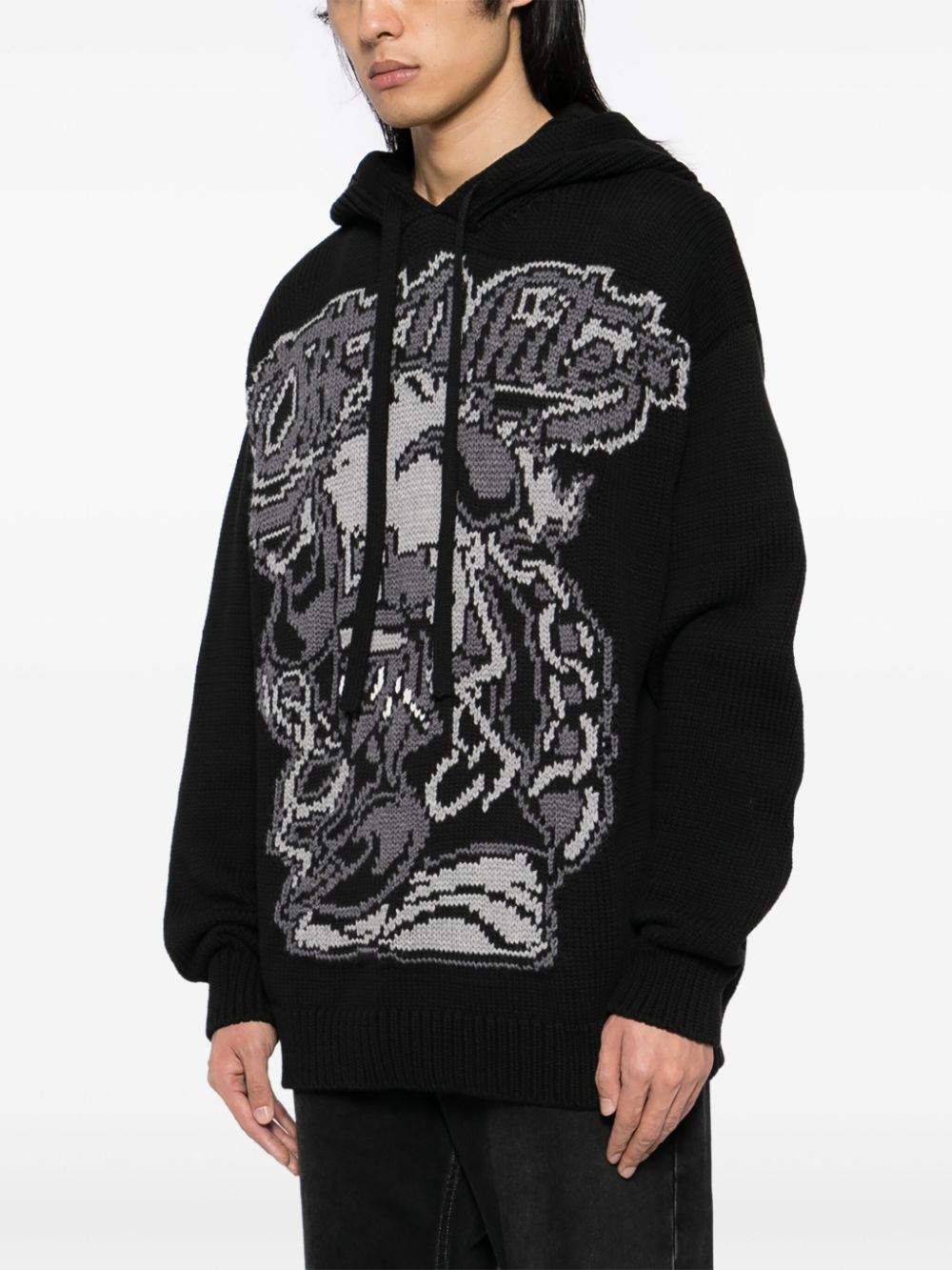 Off-White pattern-jacquard jumper Men