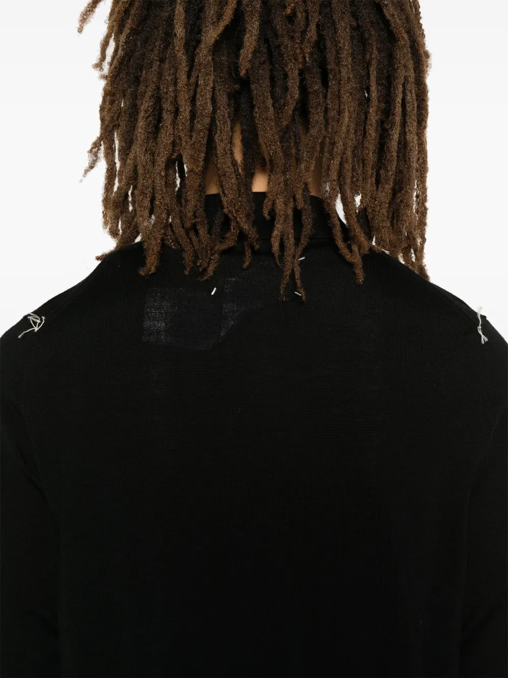 Affordable Maison Margiela fine-knit polo shirt Men