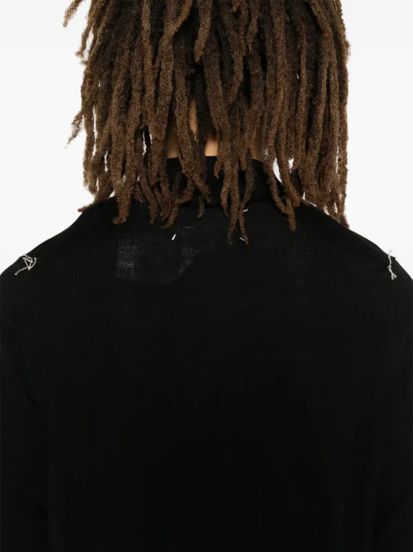 Maison Margiela ロングスリーブ セーター | ブラック | FARFETCH JP