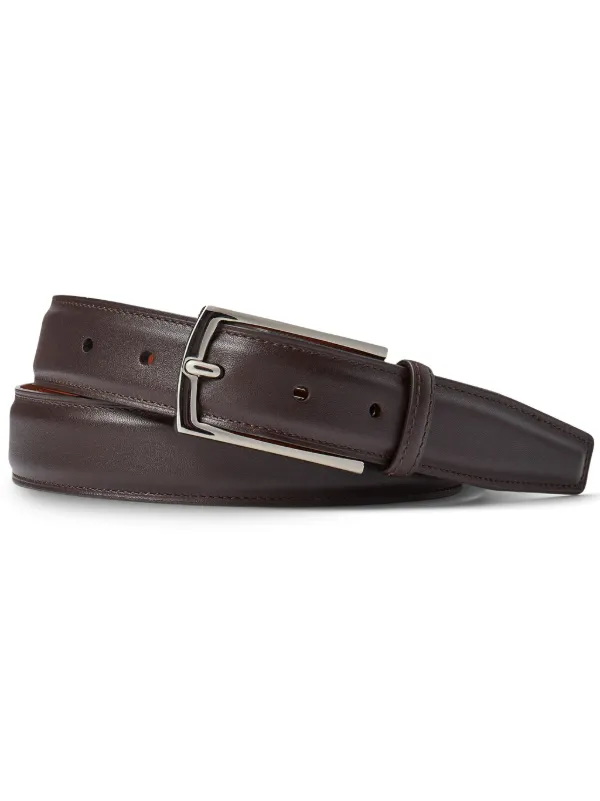 Ralph Lauren パープルレーベル ブラウンレザーベルト Ralph Lauren Purple Label ロゴプレート レザーベルト | ブラウン