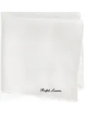 Ralph Lauren Purple Label silk pocket square - White