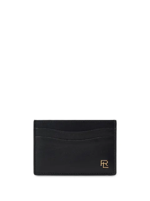 Ralph Lauren Purple Label small logo-plaque leather card holder