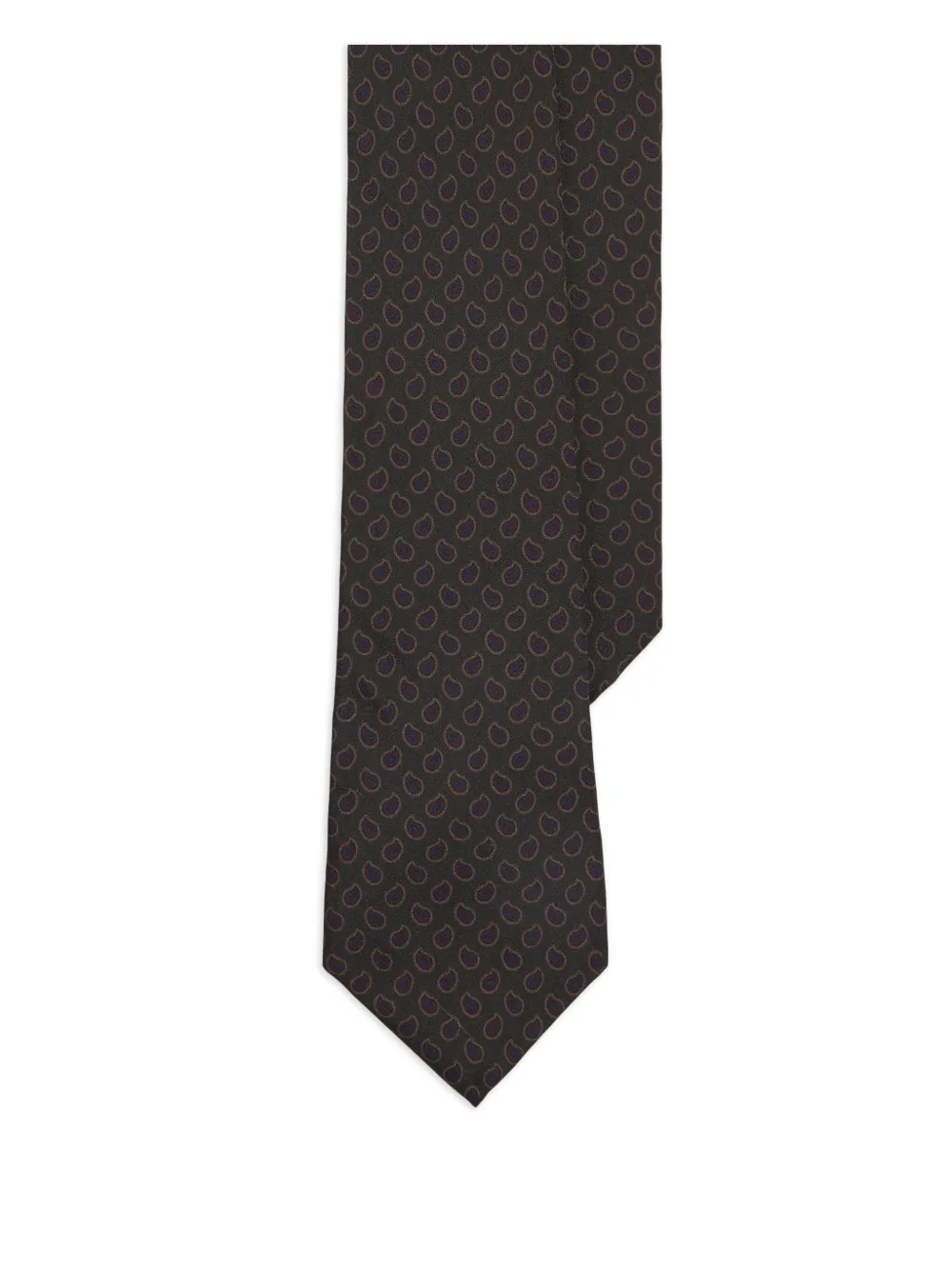 Ralph Lauren Neat Printed Tie In Brown