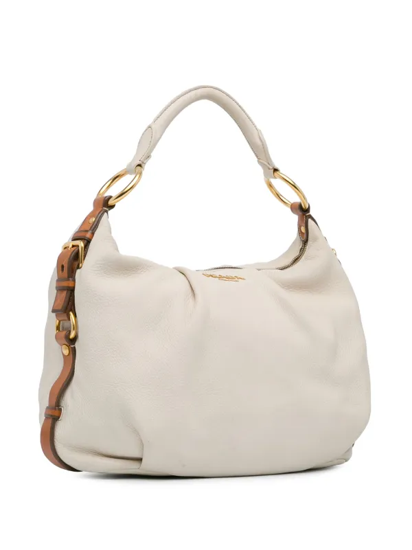 Prada deerskin tote hotsell