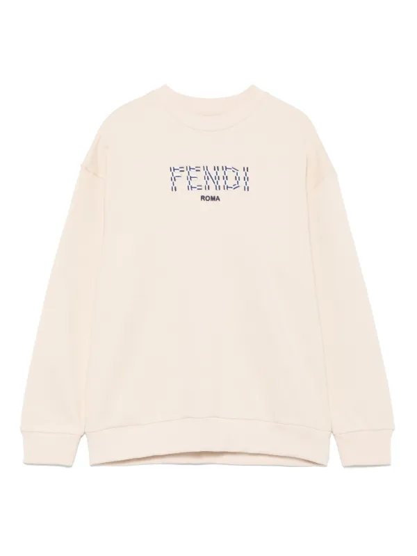 FENDIキッズ160 大きなロゴが可愛いスウェット トレーナー白 25669509_55844330_600.jpg