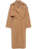 DRHOPE twill trench coat - Brown