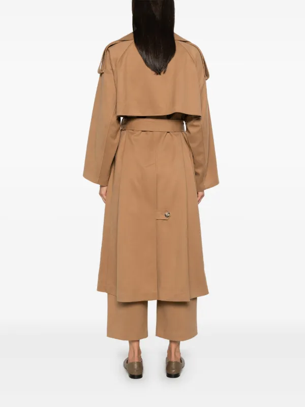 DRHOPE Twill Trench Coat Brown FARFETCH PH