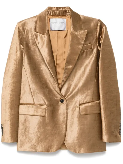 Forte Forte crushed-velvet blazer
