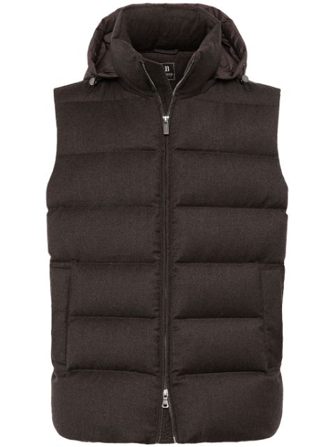 Boggi Milano hooded down gilet