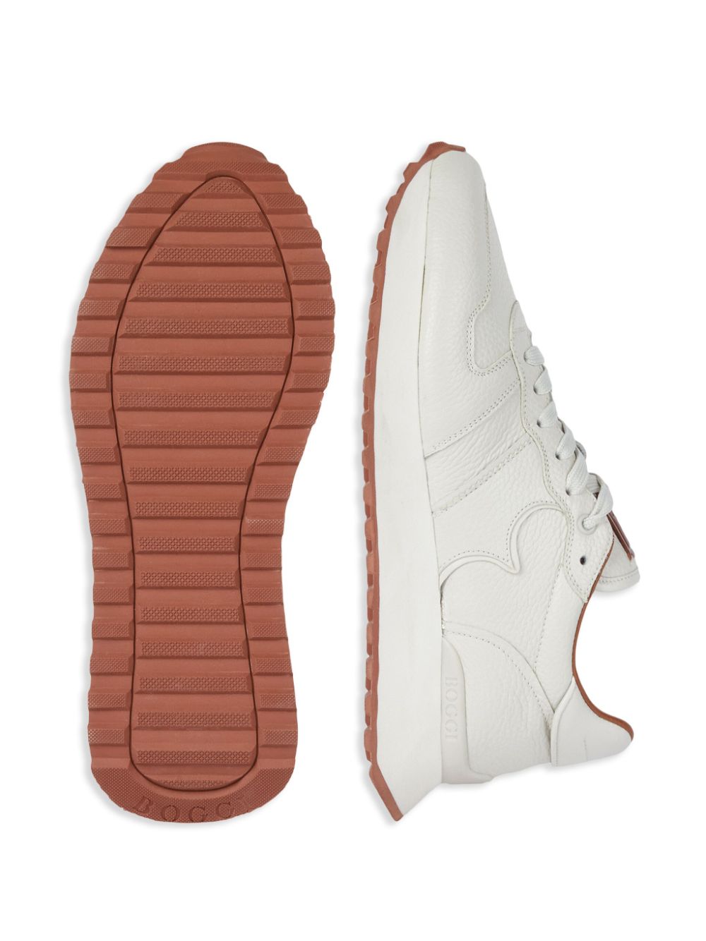 Boggi Milano leather sneakers Men