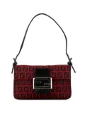 Fendi Pre-Owned 2000-2010 Mini Zucchino Canvas Baguette shoulder bag - Red