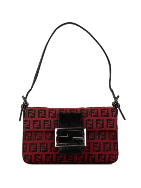 Fendi Pre-Owned شنطة كتف 'زوكينو' كانفا صغيرة 2000-2010